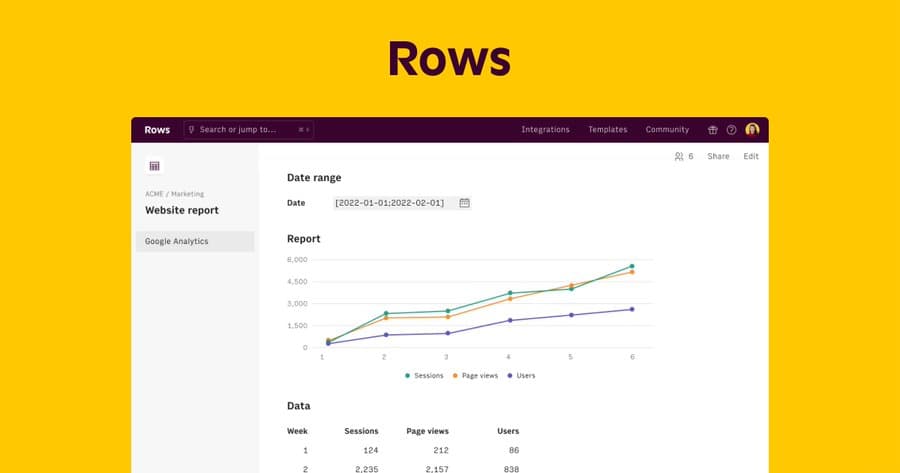 Rows AI